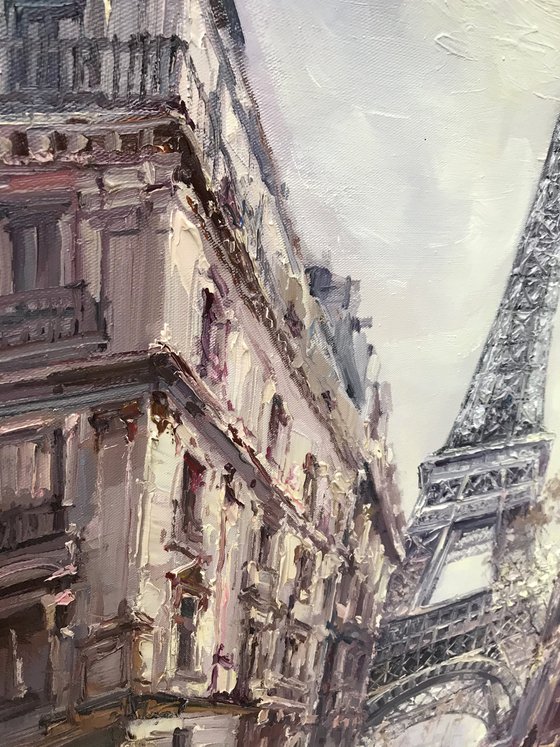 "Paris"original oil painting