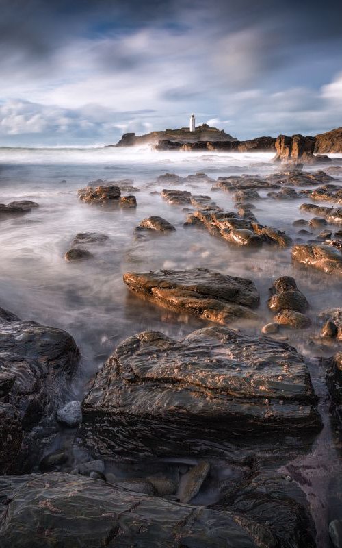 Godrevy slow exposure by Paul Nash