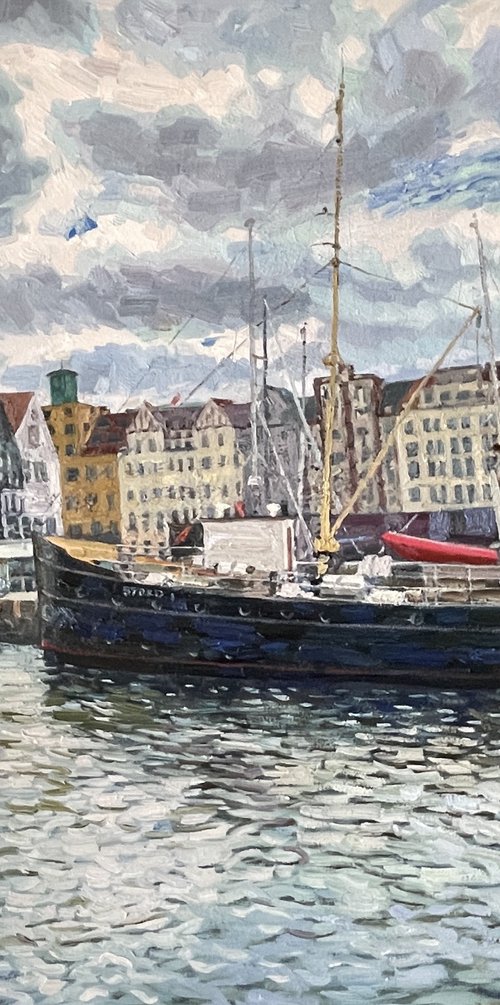 At the Bergen pier by Nadezda Stupina