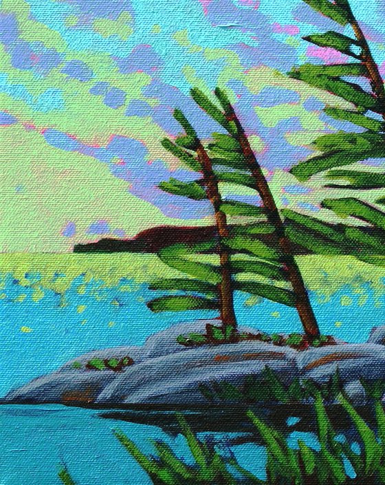 Lake Paintings, Set of Two