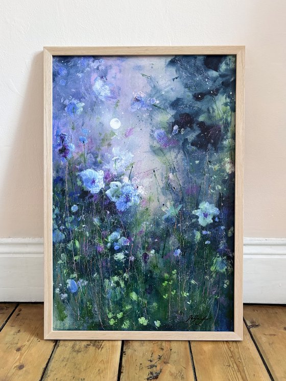 Moon Symphony In Sapphire