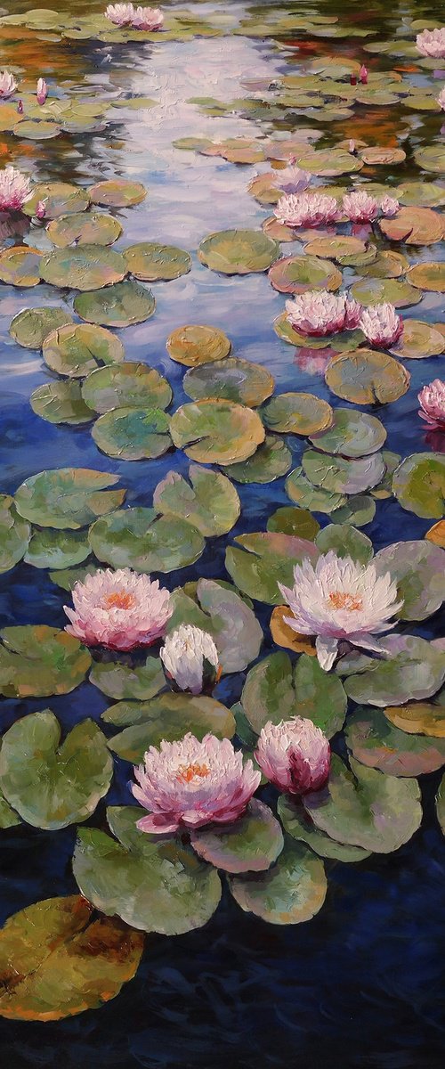 "Pink Lilies" by Gennady Vylusk