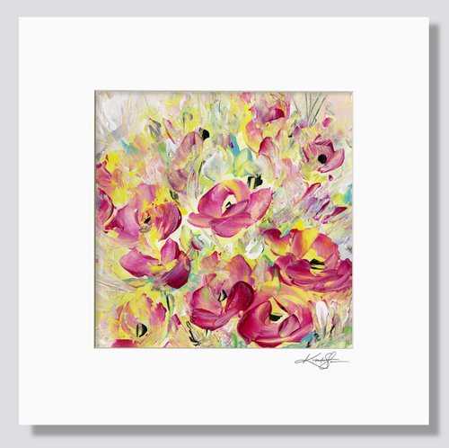 Floral Bliss 9 - Abstract Flower Painting by Kathy Morton Stanion by Kathy Morton Stanion