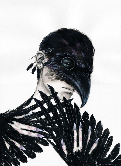 The Crow by Doriana Popa