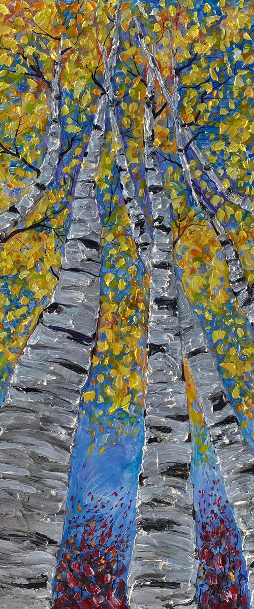 Trees Textured by Lena Owens at OLena Art
