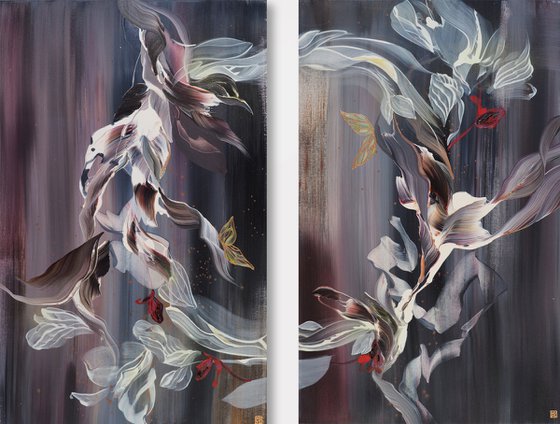 Untethered Symphony Diptych