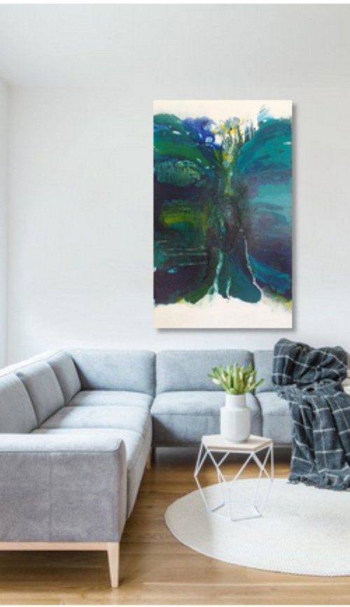 Seascape blue  2 by Christa Haack