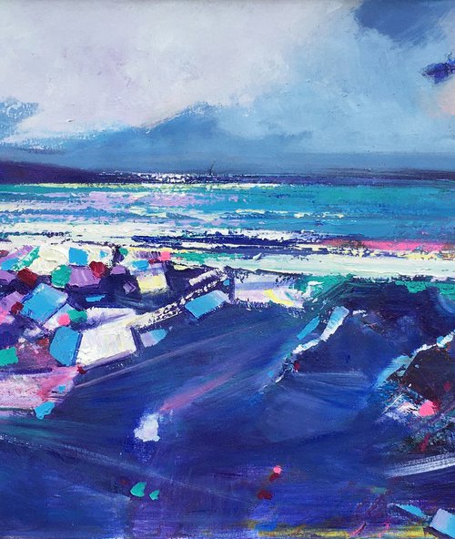 sea and sky abstract 055 by jianzhe chon