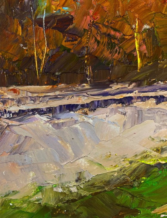 Autumn Silence on the Road