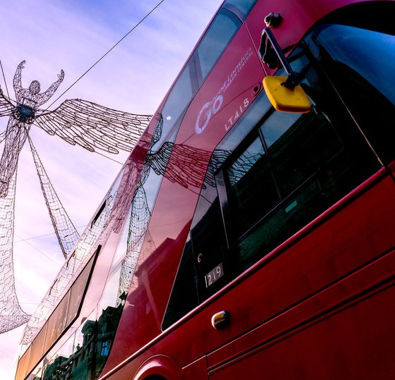 Flying high London 2020  : Regent street  (Limited edition  1/20) 18"X12"