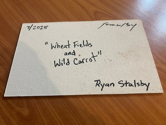 Wheat Fields and Wild Carrot