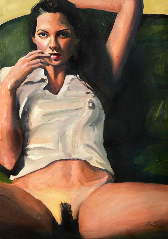 Commissioned Nude Oil Painting 3