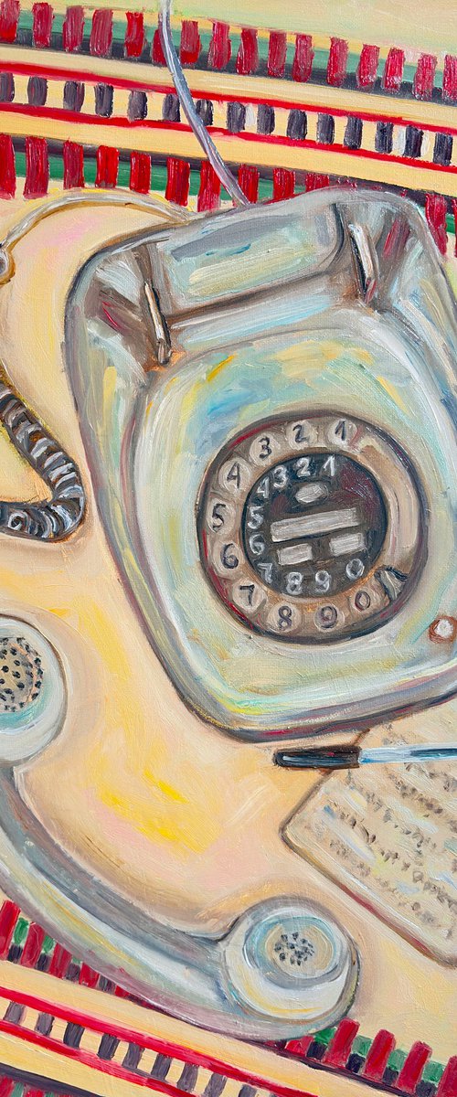 Scene with Retro Phone by Katia Ricci
