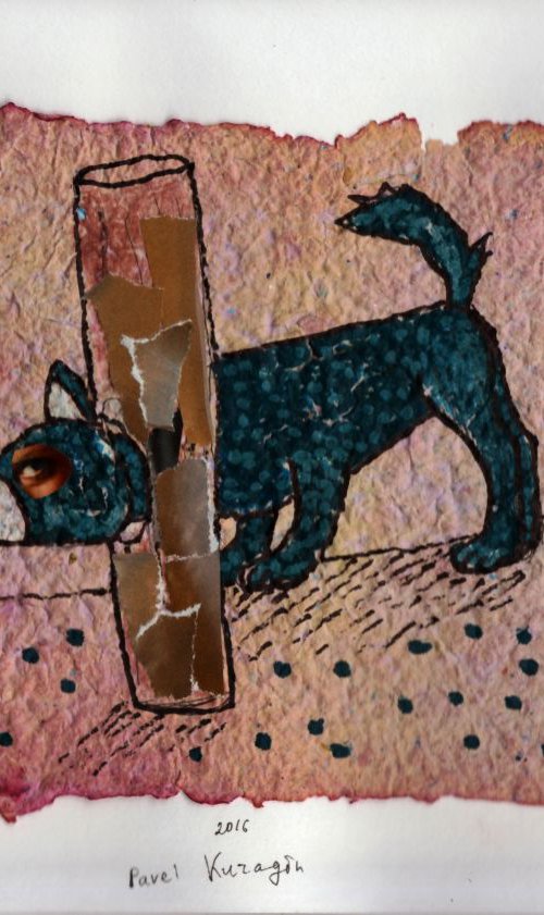 Stuck dog by Pavel Kuragin
