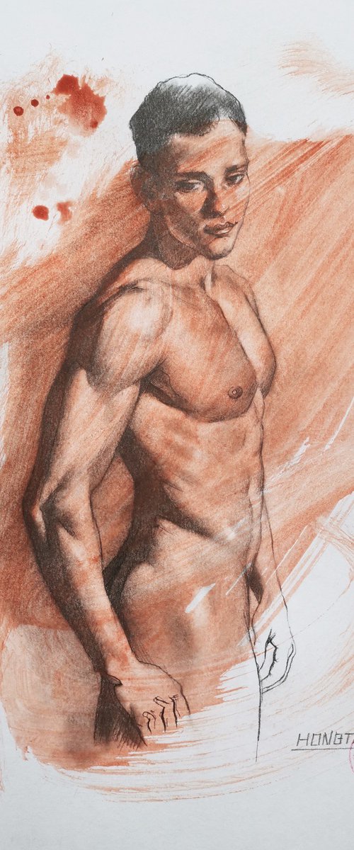 Male nude#22111 by Hongtao Huang