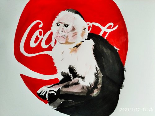 Monkey by Soso Kumsiashvili