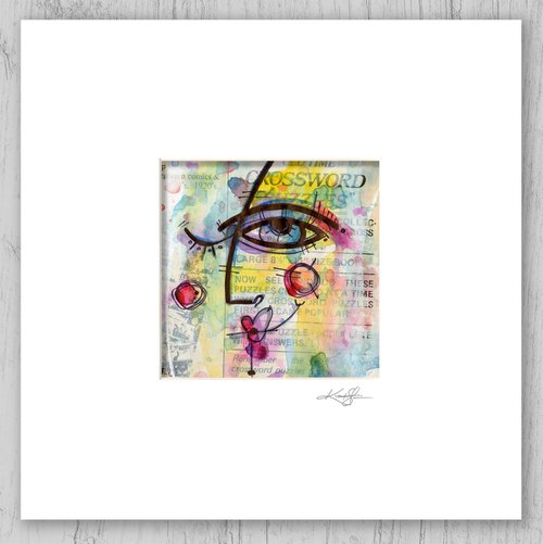 Funky Face Tootsie 5 - Abstract Art by Kathy Morton Stanion by Kathy Morton Stanion