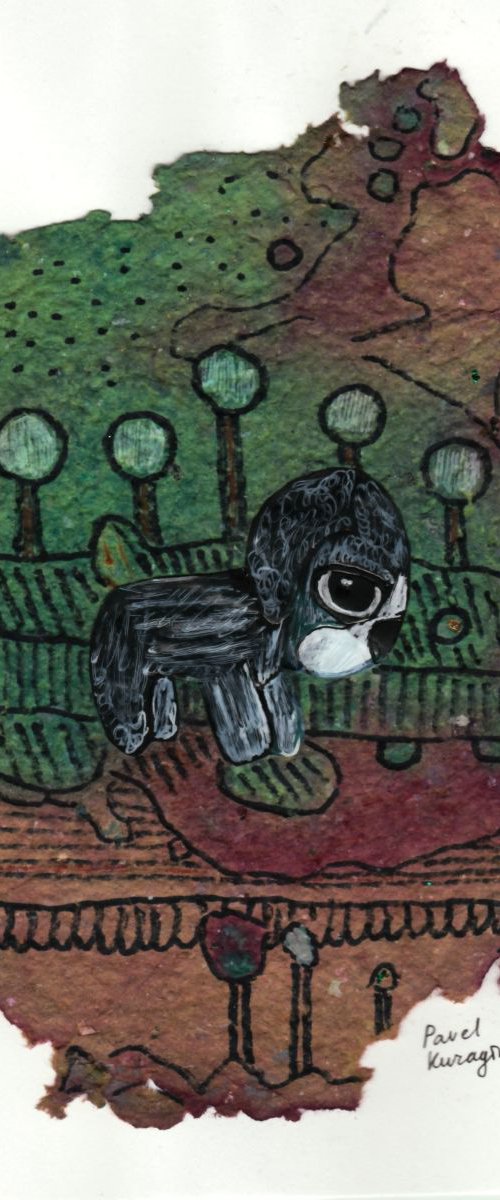 Abstract dog #1 by Pavel Kuragin