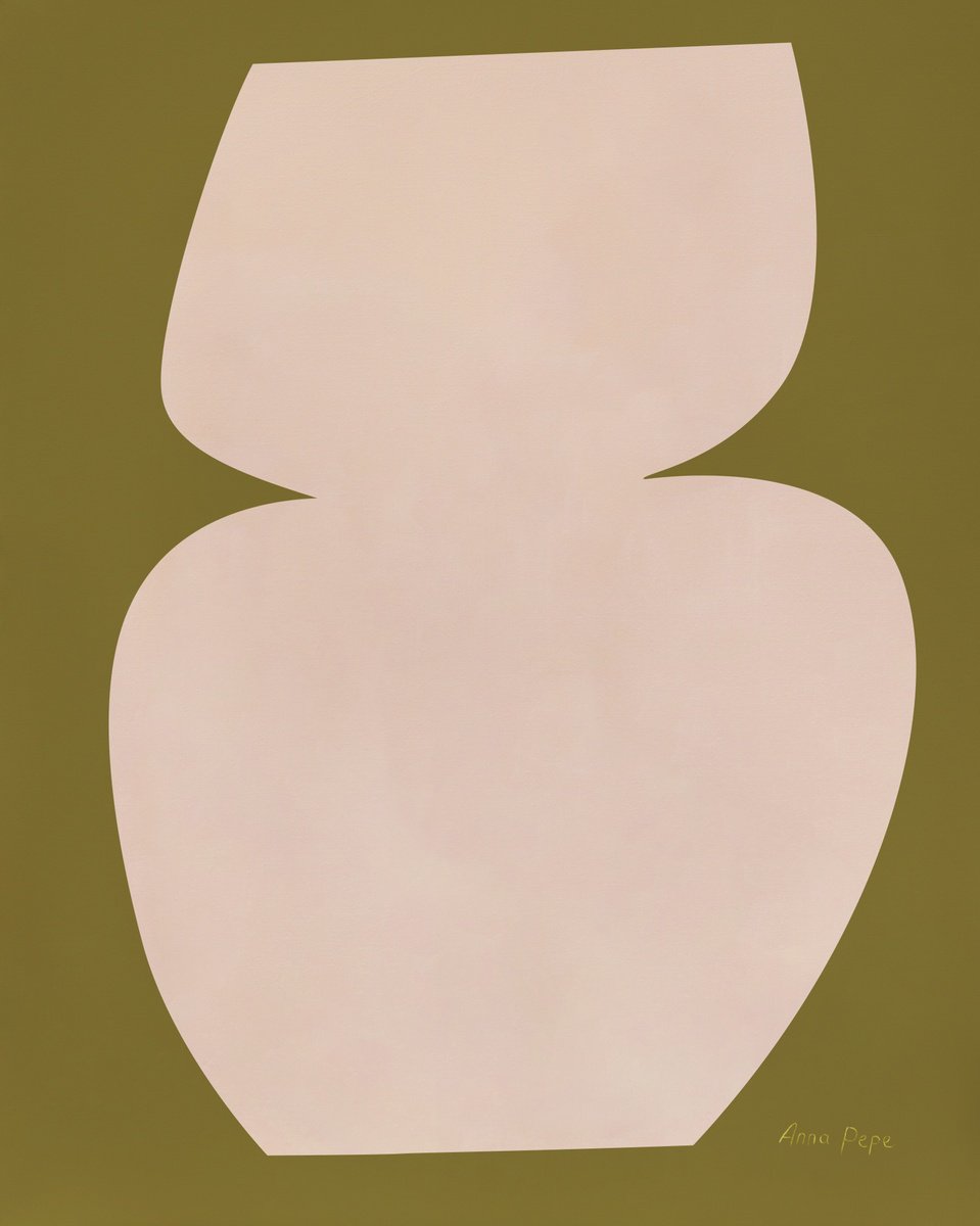 Abstract Acrylic Painting By Anna Pepe, 47 X 59, Forms 07, Original Artwork