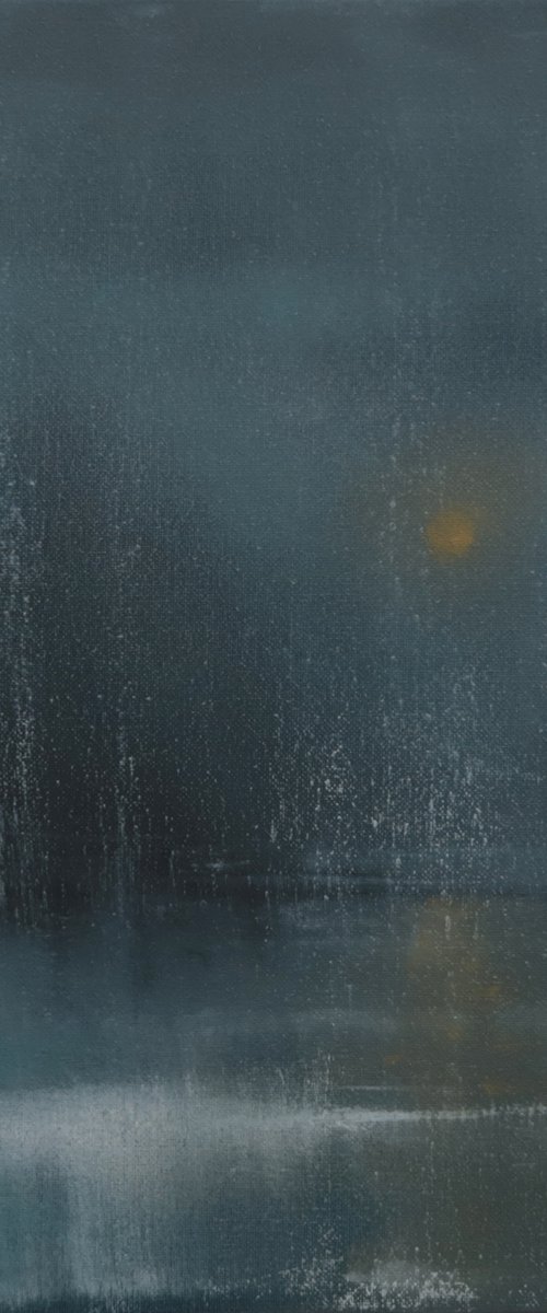 Snowfall at the Lake by Howard Sills