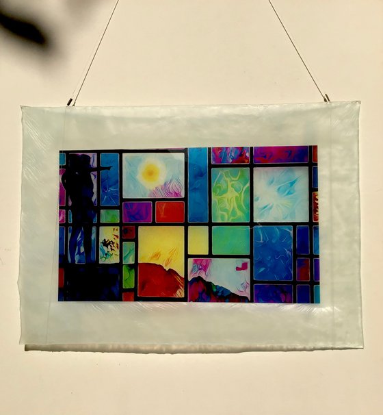 Through stained glass 6