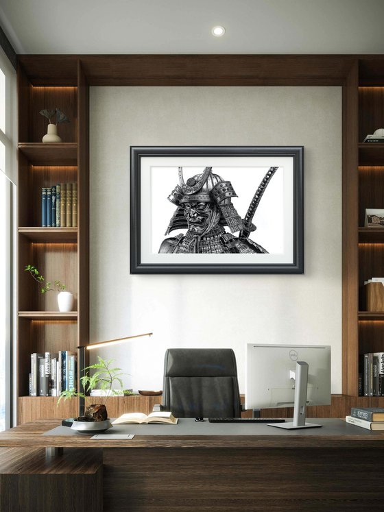 Japanese Samurai Mask & Helmet