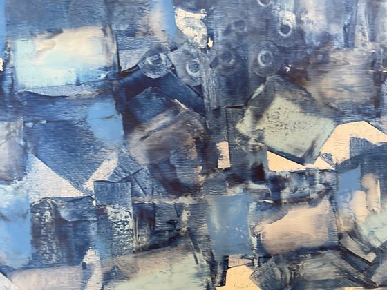 Abstraction in Blue and White
