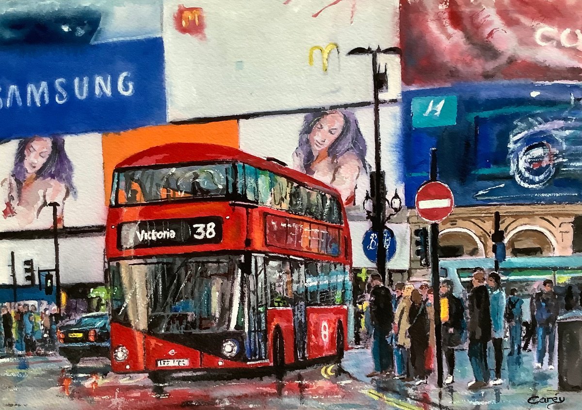 London scene, Piccadilly Circus by Darren Carey