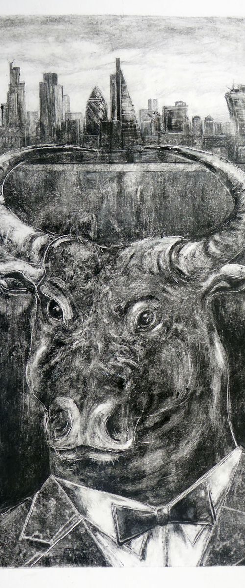 Minotaur in London 2 (Mansion House) by John Sharp