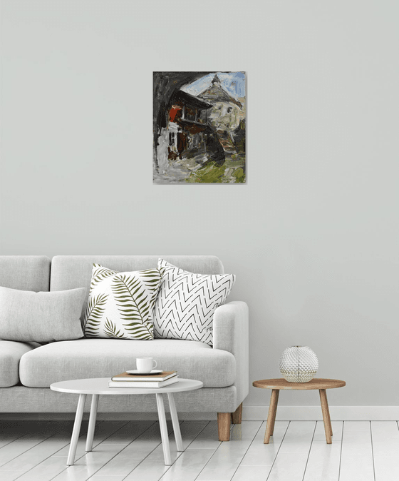 Courtyard by a fortress