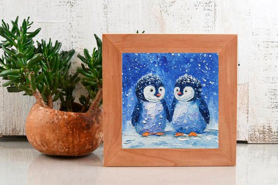 Two penguins Painting