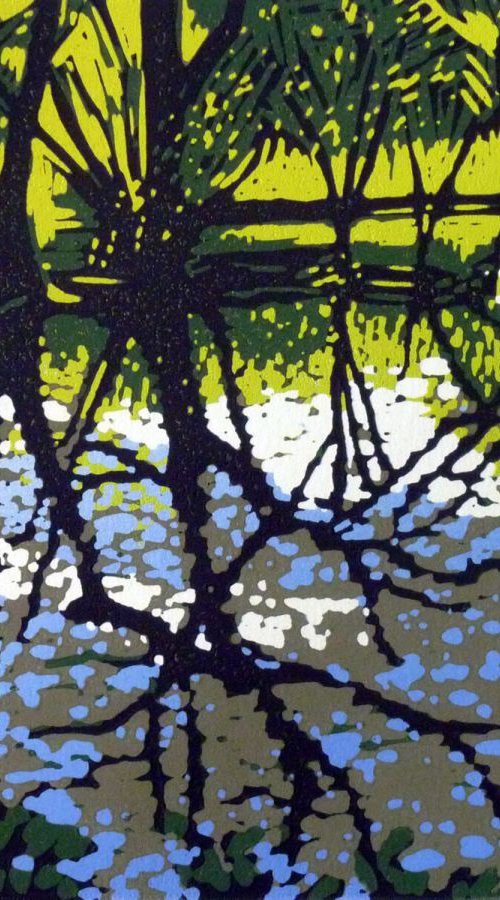 Poolside Trees by Alexandra Buckle
