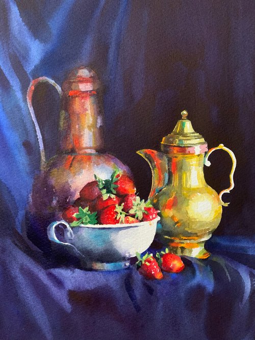 Still life - the best situation for kitchen and dining room by Samira Yanushkova