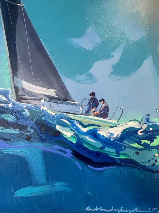 In the blue element