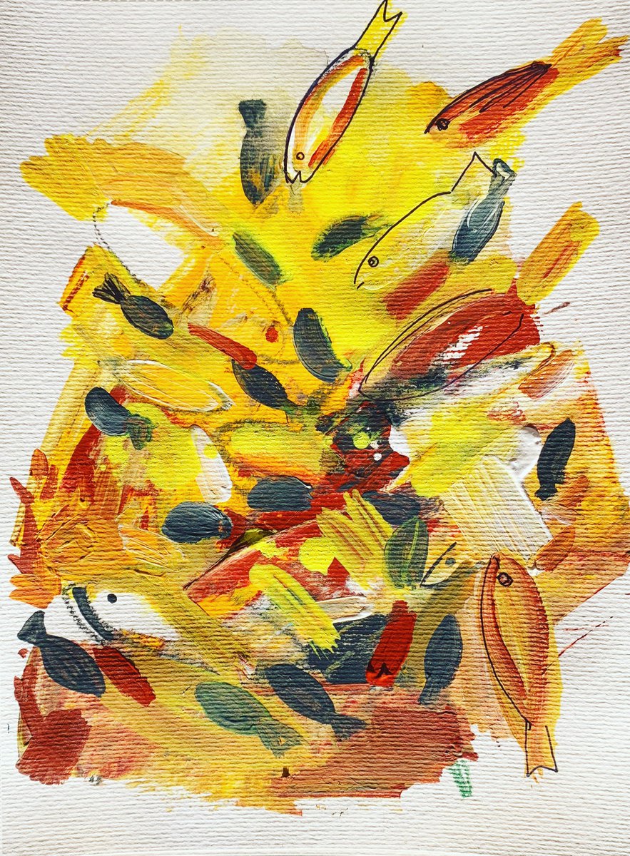 Abstract fish by Olga Pascari