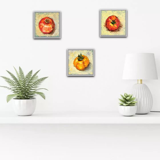 Pomegranate Persimmon Tomato