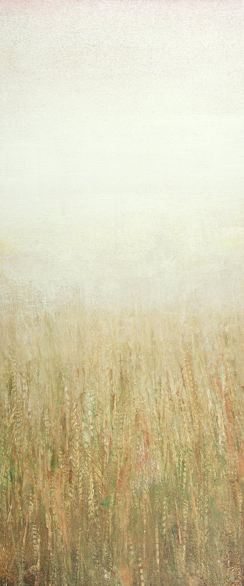 Summer Field 211213, texture abstract golden field by Don Bishop