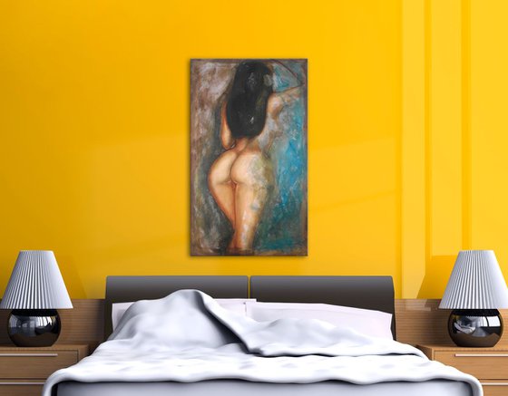 "Glorious" - nudes & erotic, figurative, contemporary art painting