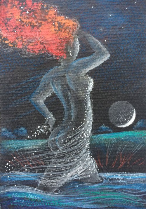 Fire and Moonlight ~ New Moon, New Beginning by Phyllis Mahon