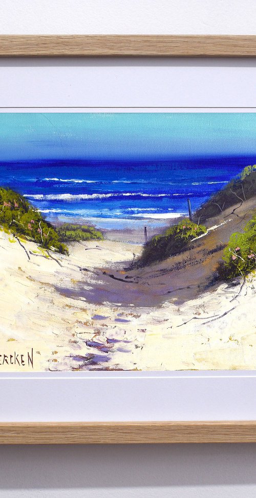 Australian coast sandy Beach by Graham Gercken