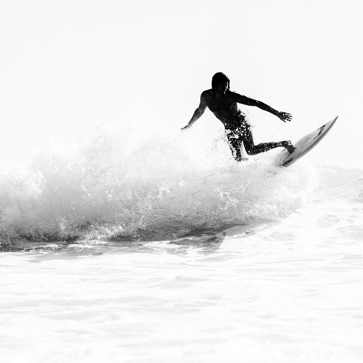 Photorealistic Landscape Photograph By Andrew Lever, 40 X 40, Dancing On Waves, Original Artwork