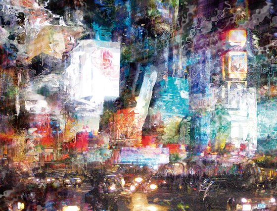 Times square 3/XL large original artwork