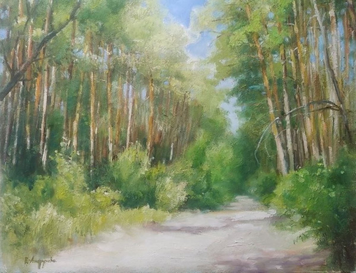 Pine forest by Valentina Andrukhova