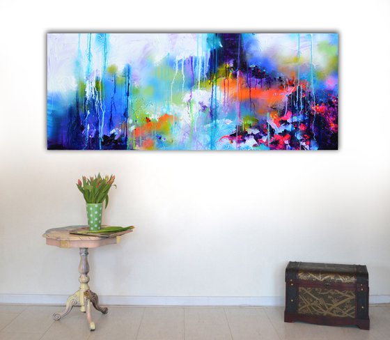 Fresh Moods 32, Large Gallery Quality Ready to HangAbstract Painting