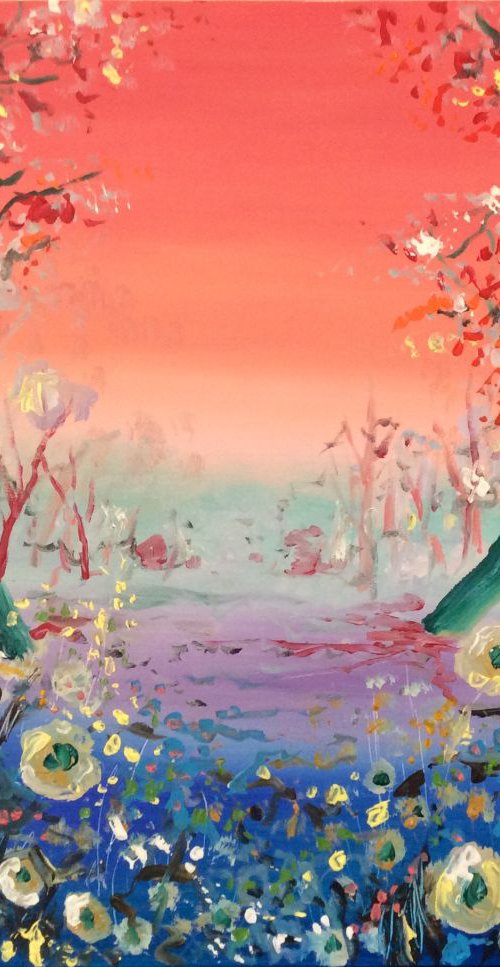 Flowers in the forest (II) by Alejos