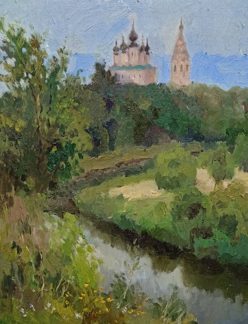 Dusk in Suzdal by Olga Goryunova