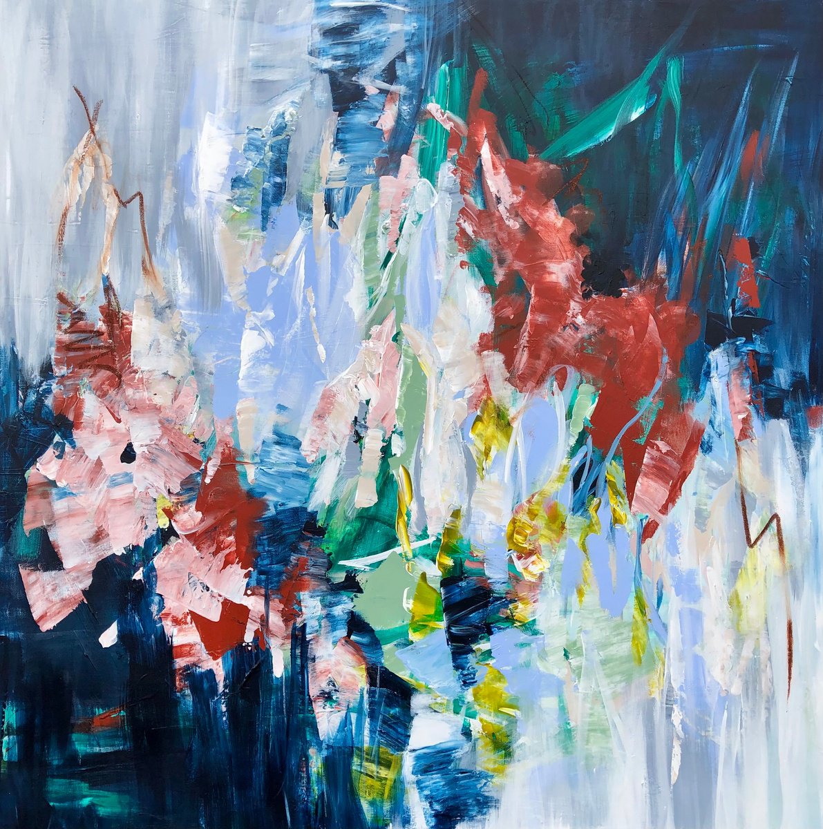 Listen To The Wind Blow By Michelle Carolan, 39 X 39, Artwork For Sale On Artfinder