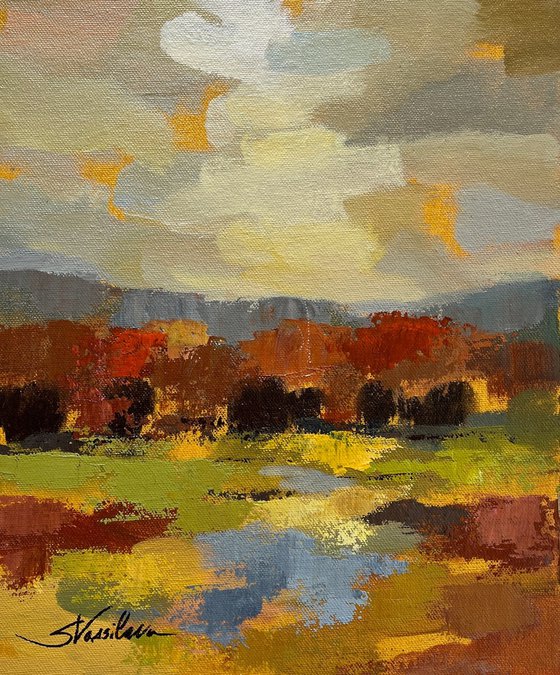 Marigold Landscape I