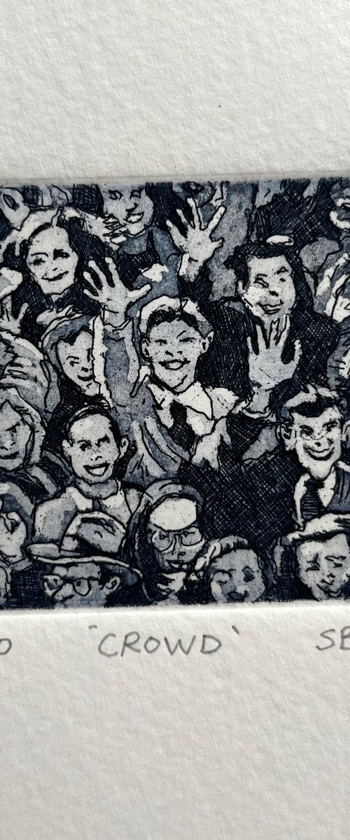 Crowd. by Stephen Brook