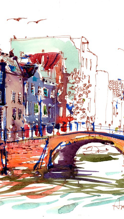 Bridges of Amsterdam by Anastasia YOUKKI Mamoshina